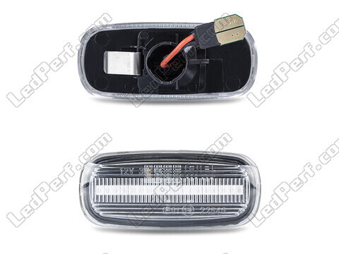 Connectors of the sequential LED turn signals for Audi A3 8L - transparent version
