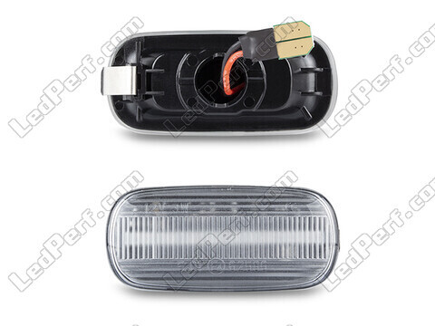 Connectors of the sequential LED turn signals for Audi A4 B7 - transparent version