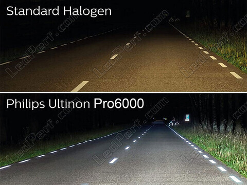 Philips LED Bulbs Approved for BMW Serie 1 (F20 F21) versus original bulbs