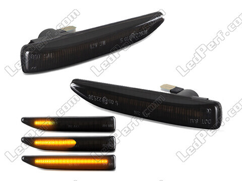 Dynamic LED Side Indicators for BMW Serie 7 (E65 E66) - Smoked Black Version