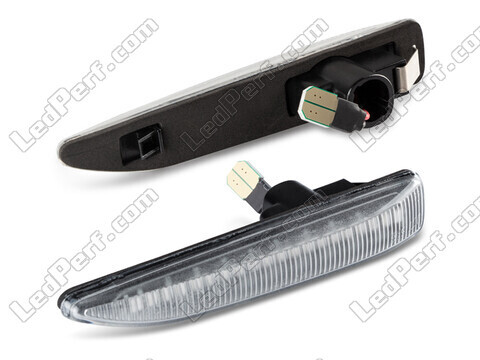 Side view of the sequential LED turn signals for BMW Serie 7 (E65 E66) - Transparent Version