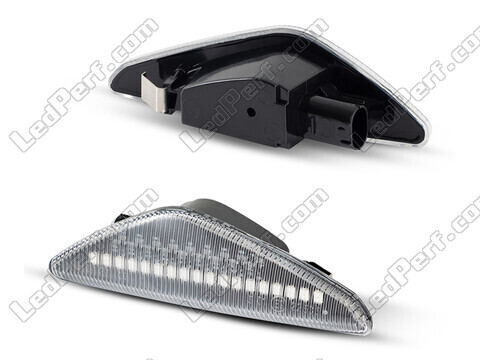 Side view of the sequential LED turn signals for BMW X5 (E70) - Transparent Version