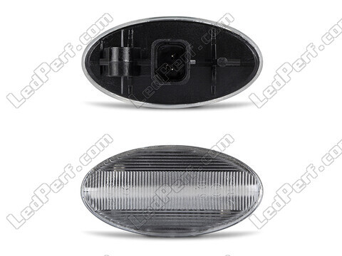 Connectors of the sequential LED turn signals for Citroen C2 - transparent version