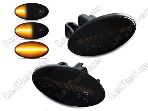 Dynamic LED Side Indicators for Citroen C2 - Smoked Black Version