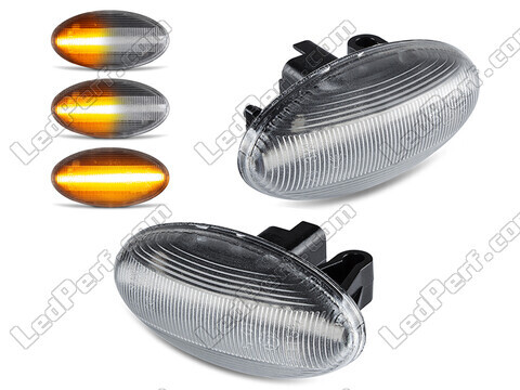 Sequential LED Turn Signals for Citroen C2 - Clear Version