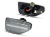 Side view of the sequential LED turn signals for Dacia Sandero 2 - Transparent Version