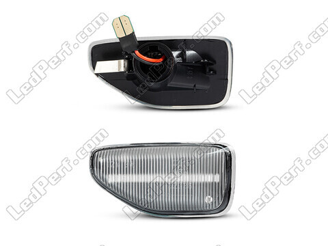 Connectors of the sequential LED turn signals for Dacia Sandero 2 - transparent version