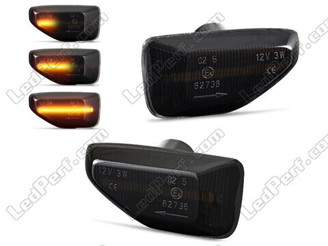 Dynamic LED Side Indicators for Dacia Sandero 2 - Smoked Black Version