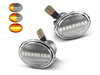 Sequential LED Turn Signals for Fiat 500 - Clear Version