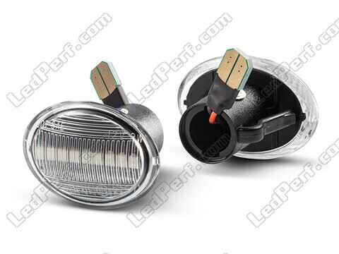 Side view of the sequential LED turn signals for Fiat 500 - Transparent Version