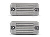 Front view of the sequential LED turn signals for Fiat Ducato III - Transparent Color