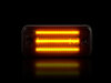 Maximum lighting of the dynamic LED side indicators for Fiat Ducato III