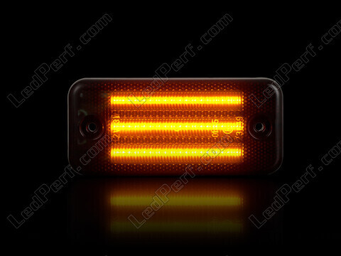 Maximum lighting of the dynamic LED side indicators for Fiat Ducato III