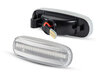 Side view of the sequential LED turn signals for Fiat Stilo - Transparent Version