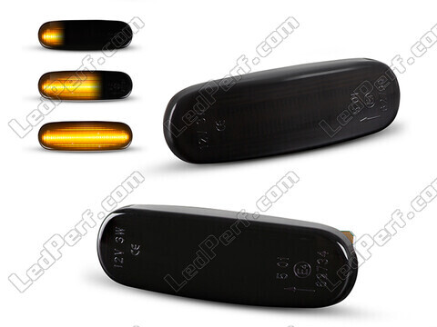 Dynamic LED Side Indicators for Fiat Stilo - Smoked Black Version