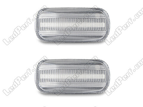 Front view of the sequential LED turn signals for Honda Accord 7G - Transparent Color