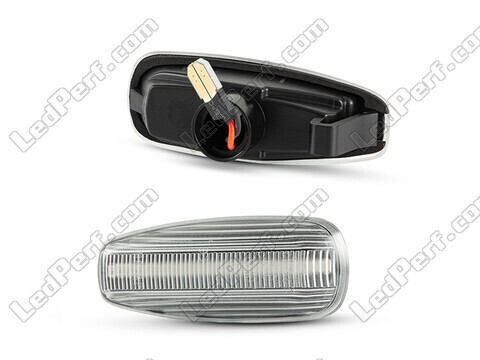 Side view of the sequential LED turn signals for Hyundai I30 MK1 - Transparent Version