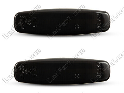 Front view of the dynamic LED side indicators for Infiniti FX 37 - Smoked Black Color