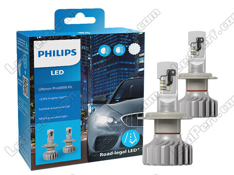 Philips LED bulbs packaging for Jeep Renegade - Ultinon PRO6000 approved
