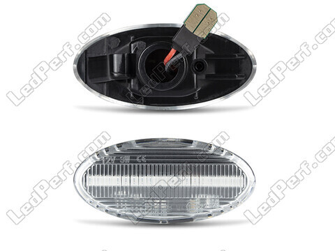 Connectors of the sequential LED turn signals for Mazda 5 phase 1 - transparent version