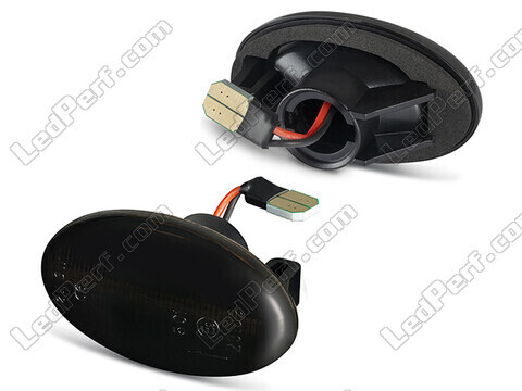 Side view of the dynamic LED side indicators for Mercedes A-Class (W168) - Smoked Black Version