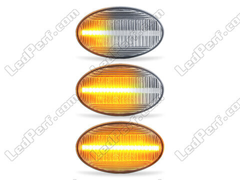 Lighting of the transparent sequential LED turn signals for Mercedes Vito (W447)