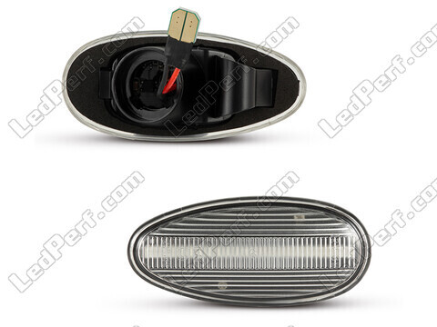 Connectors of the sequential LED turn signals for Mitsubishi Pajero sport 1 - transparent version
