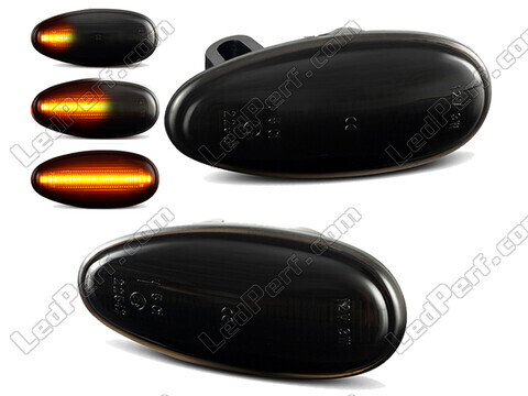 Dynamic LED Side Indicators for Mitsubishi Pajero sport 1 - Smoked Black Version