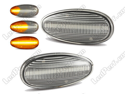 Sequential LED Turn Signals for Mitsubishi Pajero sport 1 - Clear Version