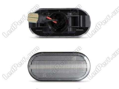 Connectors of the sequential LED turn signals for Nissan Qashqai I (2007 - 2010) - transparent version