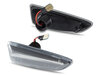Side view of the sequential LED turn signals for Opel Astra J - Transparent Version