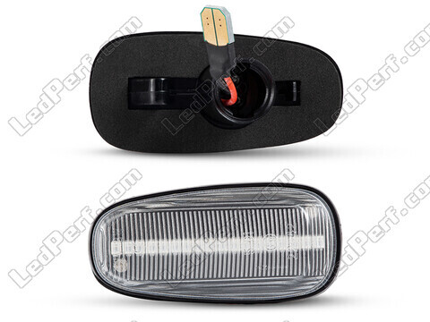 Connectors of the sequential LED turn signals for Opel Zafira A - transparent version