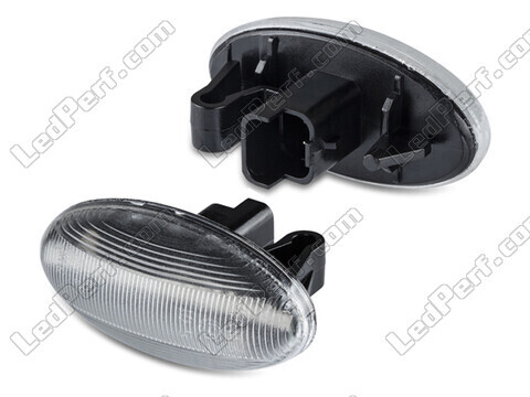 Side view of the sequential LED turn signals for Peugeot Partner - Transparent Version