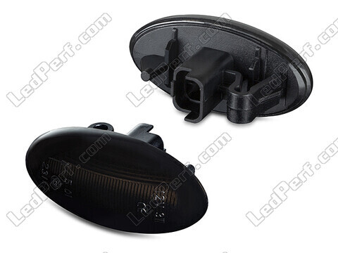 Side view of the dynamic LED side indicators for Peugeot Traveller - Smoked Black Version