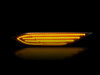 Maximum lighting of the dynamic LED side indicators for Porsche Cayenne II (958)