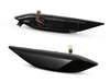 Side view of the dynamic LED side indicators for Porsche Cayenne II (958) - Smoked Black Version