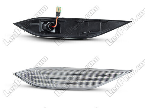 Connectors of the sequential LED turn signals for Porsche Cayenne II (958) - transparent version