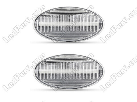 Front view of the sequential LED turn signals for Suzuki Jimny - Transparent Color