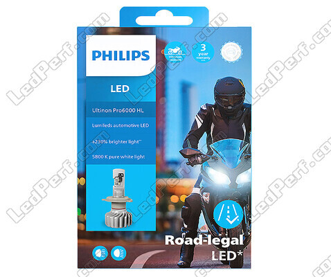 Philips LED Bulb Approved for Kawasaki Zephyr 1100 motorcycle - Ultinon PRO6000