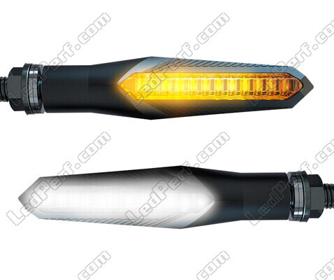 2-in-1 sequential LED indicators with Daytime Running Light for Royal Enfield Continental GT 535 (2013 - 2017)