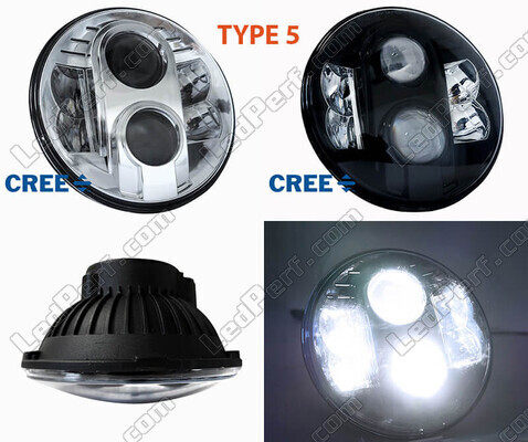 Royal Enfield Continental GT 535 (2013 - 2017) type 5 motorcycle LED headlight