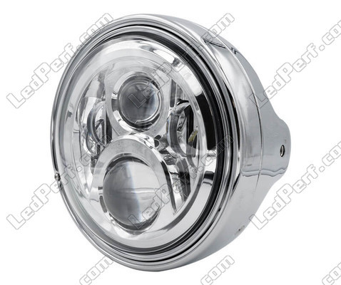 Example of headlight and chrome LED optic for Suzuki Bandit 600 N (1995 - 1999)