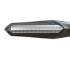 Front view of dynamic LED turn signals with Daytime Running Light for Suzuki GSX-F 650