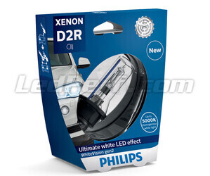D2R Philips WhiteVision Gen2 +120% 5000K  Xenon Bulb - 85126WHV2S1