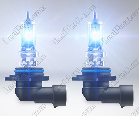 HB4 halogen bulbs Osram Cool Blue Intense NEXT GEN producing LED effect lighting