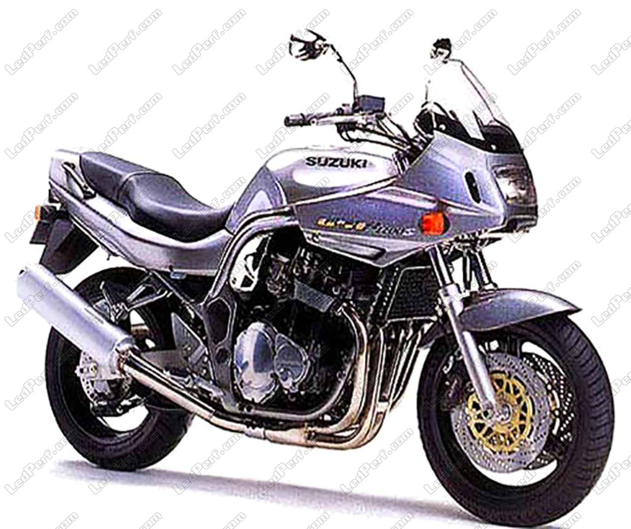Additional LED headlights for motorcycle Suzuki Bandit 600 N (1995