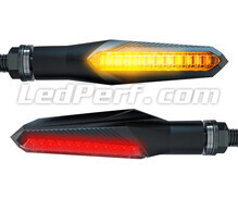 Dynamic LED turn signals + brake lights for Royal Enfield Bullet electra X 500 (2004 - 2008)