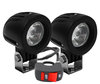 Additional LED headlights for motorcycle Honda Transalp 600 - Long range