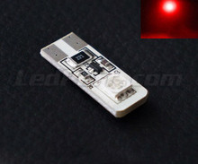 T10 Dual LED - Red - anti-onboard-computer error OBC - W5W