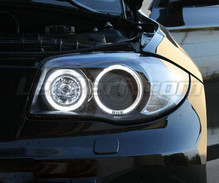 Angel eyes pack with LEDs (pure white) for BMW 1 Series phase 2 - MTEC V3.0